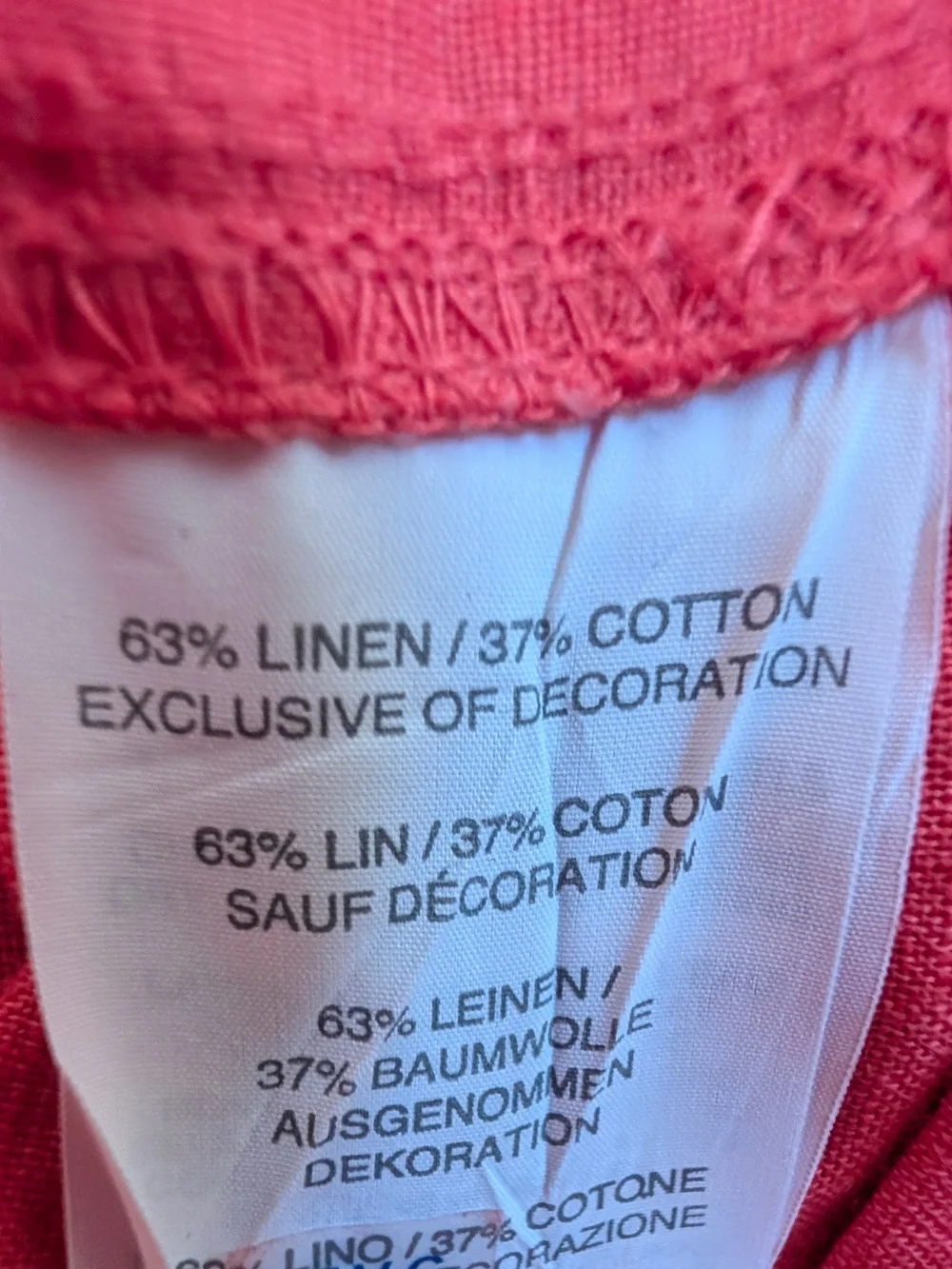 J Crew Womens Coral Sunburst Linen Blend Sleeveless Shift Dress